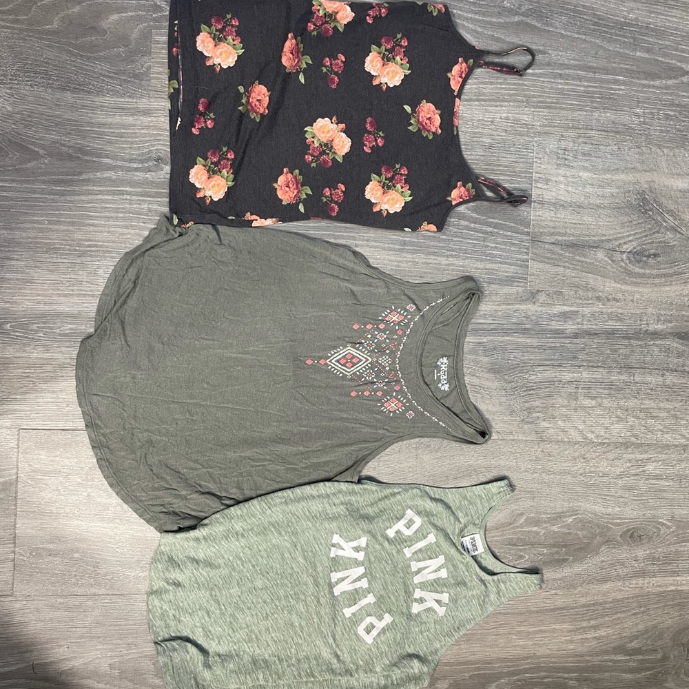 3 tank tops! Different brands.